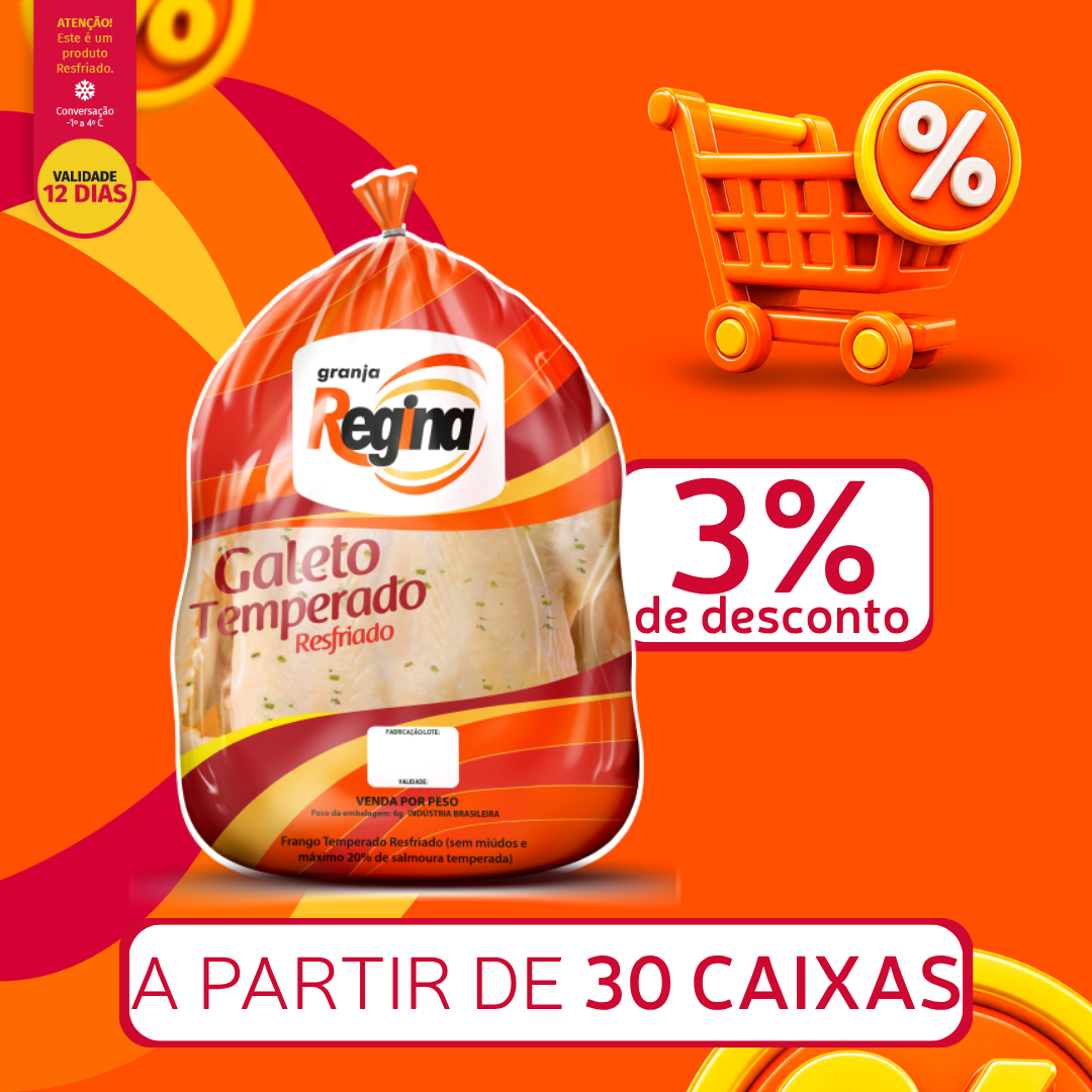 Galeto Temperado RESFR 1.45 - Granja Regina